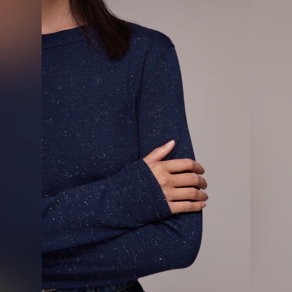 Whistles Annie Sparkle Crew Neck - Picture 3 of 16